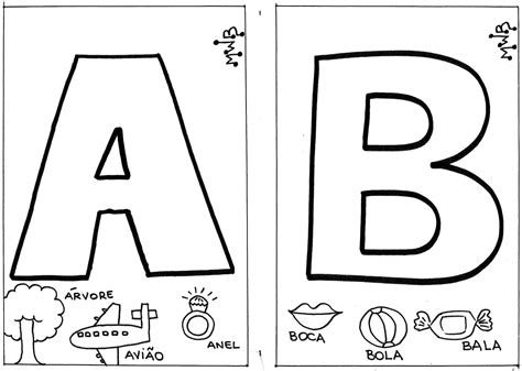 Letras Do Alfabeto Para Imprimir Recortar Colorir Modelos