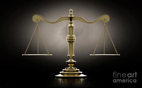Scales Of Justice Dramatic Digital Art by Allan Swart
