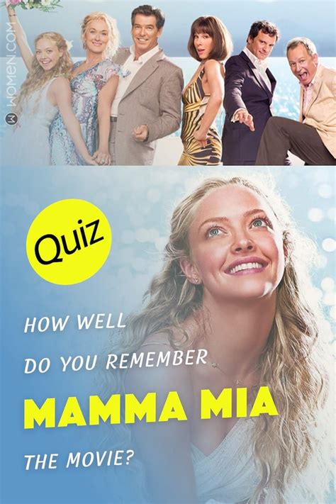 Quiz How Well Do You Remember Mamma Mia The Movie Movie Quiz My Xxx Hot Girl