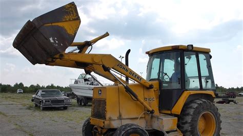 1986 John Deere 210 C Wheel Loader Youtube