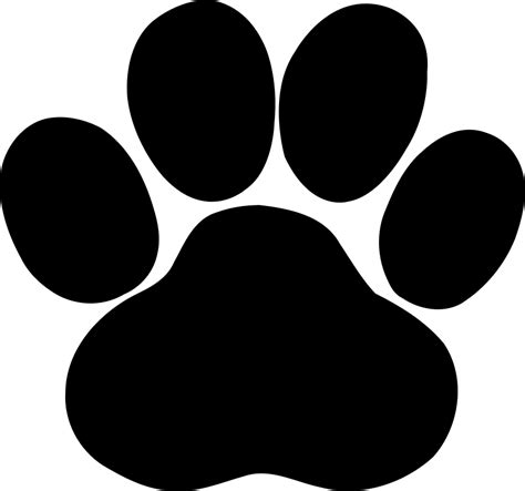 File:Black Paw.svg - Wikimedia Commons | Dog paw print, Cricut, Svg