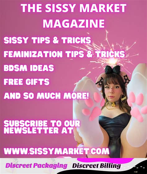 the sissy market™ on twitter the sissy market magazine 6 topics are 1 sissygasm tips