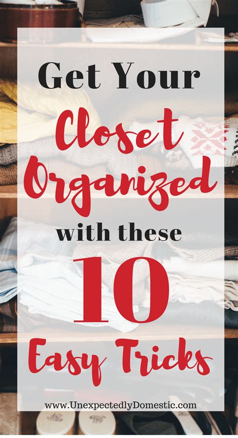 10 Easy Tricks To Organize Your Closet On A Budget Closet