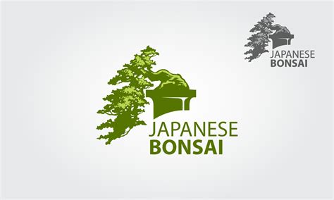 Japanese Bonsai Vector Logo Template Life Logo Illustrating A Bonsai Tree Strength This