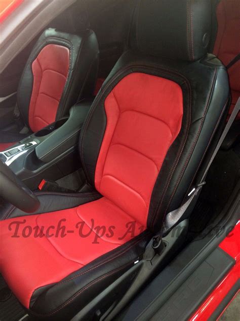 2016 2021 Chevrolet Camaro Coupe Ls Rs Ss Black Red Leather Seat Covers
