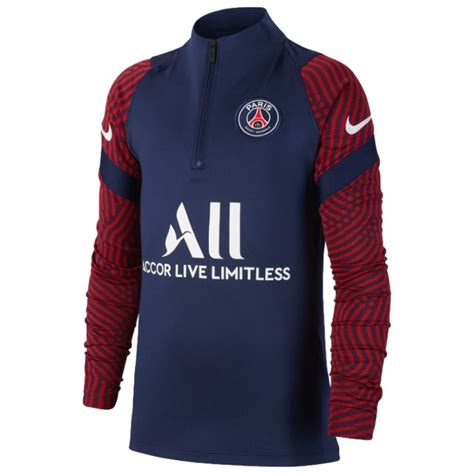 Paris SaintGermain Kids Drill Top 2020/21  Official Nike 20/21 PSG