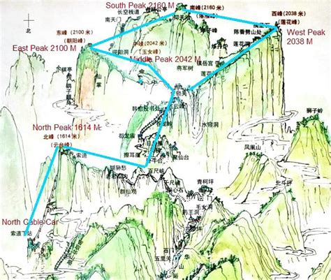 Mount Huashan Day Tour Huashan Mountain Hike Tour From Xian