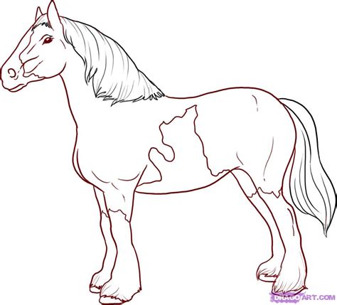 See more ideas about farm animals, art, animals. How to Draw a Horse, Step by Step, Farm animals, Animals, FREE - Clip Art Library