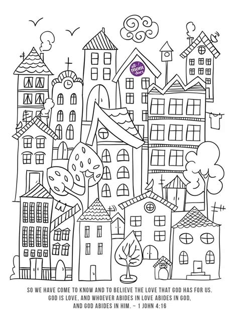 Bible Memory Verse Coloring Page John Allmomdoes