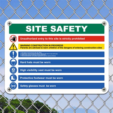 Site Safety Rules And Ppe Required Sign Save 10 Instantly