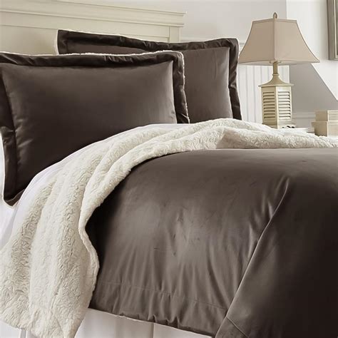 About The Sherpa Comforter Set Stay Warm At Night With The Reversible