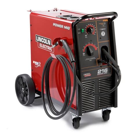 Lincoln Electric 216 Amp Power Mig 216 Mig Wire Feed Welder With Magnum Pro 250l Gun Single