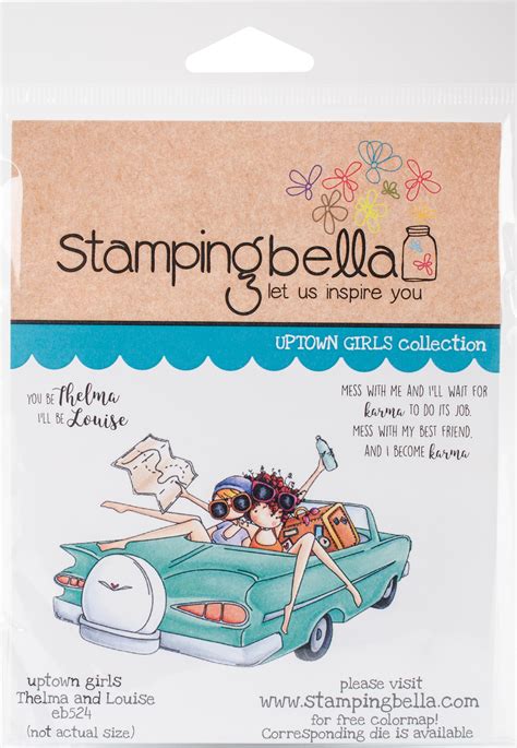 Stamping Bella Cling Stamps Thelma And Louise Stencils And Forms Michaels