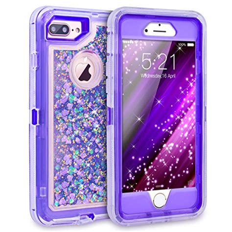 See your favorite iphone cases and customized iphone cases discounted & on sale. iPhone 7 Plus Case, iPhone 6S Plus Case, Dexnor Glitter 3D Bling Sparkle Flowing Liquid Case ...