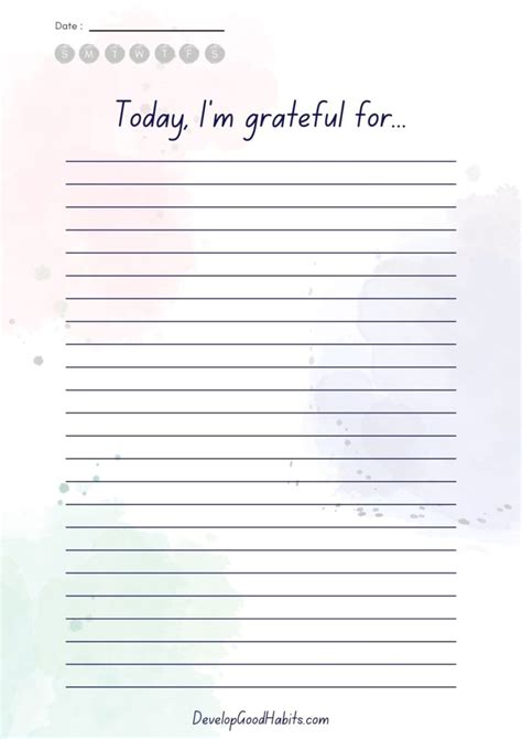 17 Printable Gratitude Journal Template Examples For 2022 2022