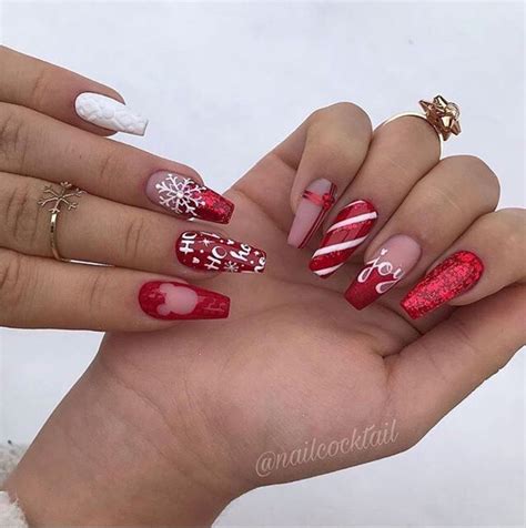 20 Festive Christmas Nail Designs For 2020 The Glossychic Red
