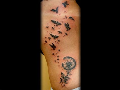 Dandelions Into Birds Tattoo Done By Sean Ambrose By Seanspoison