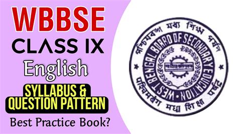 Class 9 Wbbse English 2022 Syllabus And Question Pattern Best Practice Book Youtube