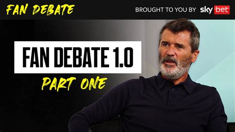 The Overlap Live Fan Debate With Gary Neville Roy Keane And Jamie