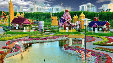 Le Plus Grand Parc Floral Naturel Du Monde Dubai Miracle Garden