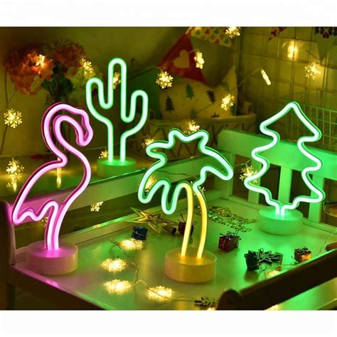 Battery Operated Pink Color Led Flamingo Neon Light Buy Neon Light Led Light Product On