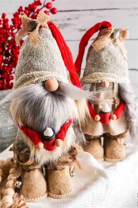 Diy Christmas Gnomes Easy Homemade Tomte Ideas Savvy Budget Boss