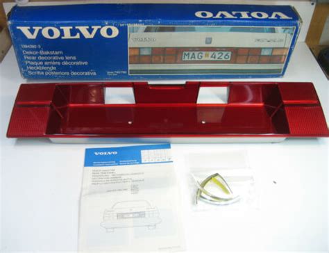 Genuine Volvo 740 760 Rear Décor Panel Rare Accessory Nos Turbo Ebay