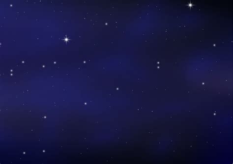 Night Shining Starry Sky Blue Space Background With Stars Space