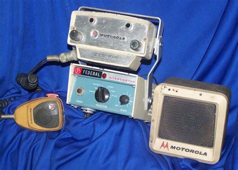 Vintage Police And Fire Radios At
