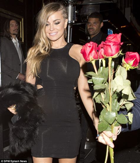 Carmen Electra Flashes A Hint Of Toned Midriff As She Hits Nightclub In