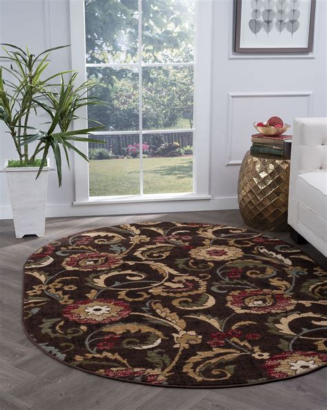 Bliss Rugs Wilkes Transitional Indoor Oval Area Rug