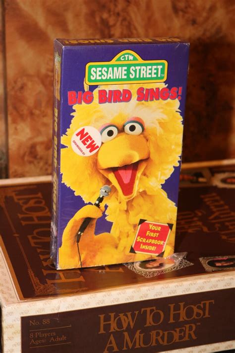 Big Bird Sings Vhs 1988 Sesame Street Vintage 1980s Jim Etsy