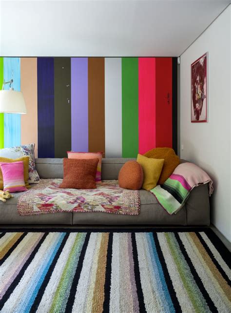 Stripes Interiors The Inner Interiorista Colourful Living Room