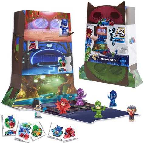 Pj Masks Nighttime Micros Mystery Hq Box Set Styles May Vary Ages 3
