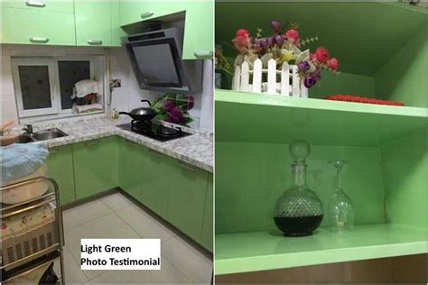 We show you how to wrap your kitchen cabinet doors to transform the look for a fraction of the price of replacing. (Plain) Shiny Light Green Sticker Kitchen Cabinet Liner ...