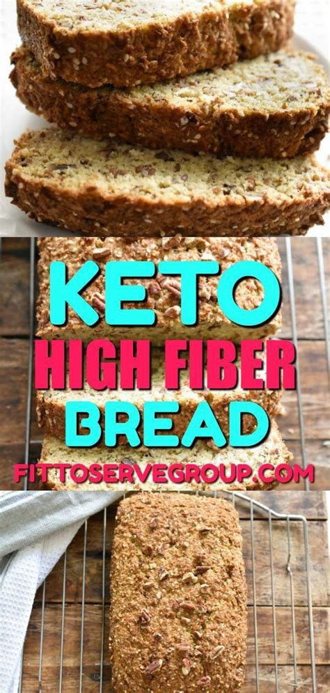 From best portuguese sweet bread (bread machine) to applesauce bread. Keto High Fiber Bread | Fiber bread, High fiber bread recipe, Low carb recipes dessert