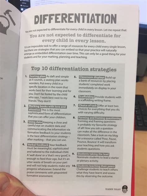 10 Teach To The Top Differentiation Ideas