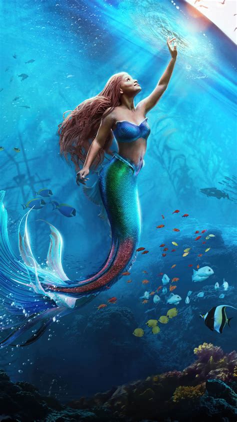 the little mermaid 2023 ariel 4k 6671k wallpaper pc desktop