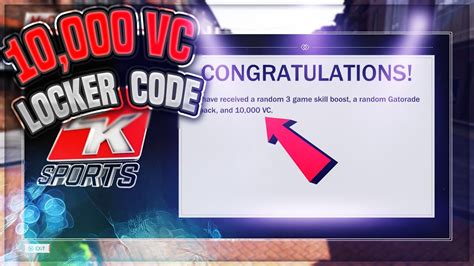 Sometimes 2k will release code for mycareer, give you a boost, or get clothes. NBA 2K18 10,000 VC LOCKER CODE!!! - YouTube