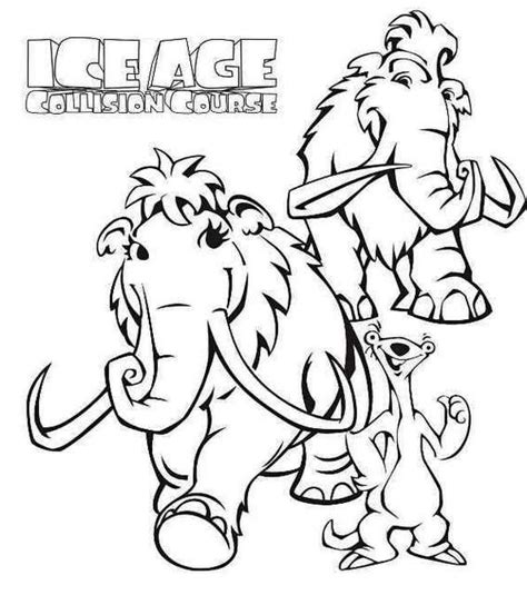 8 Terrific Ice Age Coloring Pages - Coloring Pages