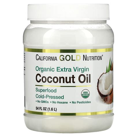 Organic Coconut Oil Extra Virgin Unrefined Certified Usda Organic Cold Pressed Non Gmo