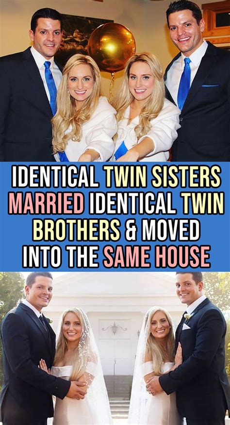 Two Identical Sisters Married Identical Twin Brothers And Moved Into