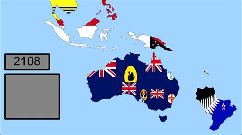 Alternate Future Of Oceania Flags 2021 2200 Youtube