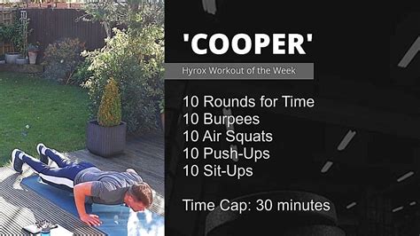Bodyweight WOD COOPER Home Workout No Equipment Needed YouTube