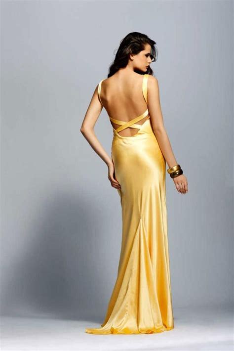 Butter Dress Yellow Evening Dresses Celebrity Evening Dress Silk