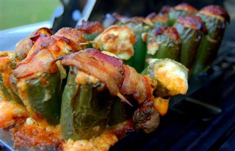 Step 5 bake in the preheated oven until bell peppers are tender and cheese is lightly browned, about 30 minutes. Grilled Stuffed Jalapeños!!! | Stuffed peppers, Cooking ...