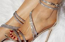 rhinestone crystal stiletto strappy luulla heeled tacones womenshighfashionnheels stilettos sandalen