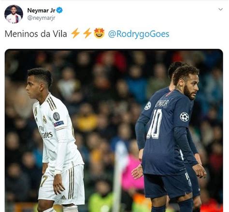 Su espíritu streetwear nace de pharrell williams, que ha diseñado la prenda junto con adidas bajo el paraguas de su colección human race. Neymar posta foto com Rodrygo em Real Madrid x PSG e cita ...
