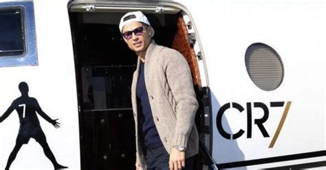Cristiano Ronaldo Leaves Real Madrid Training And Boards Private Jet