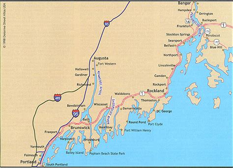 Delorme Freeport Maine Maps